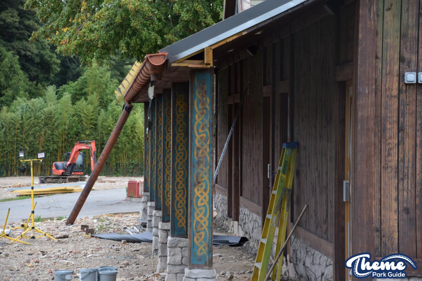 Paultons Park Transformation: Valgard Rises with Drakon Track Installed
