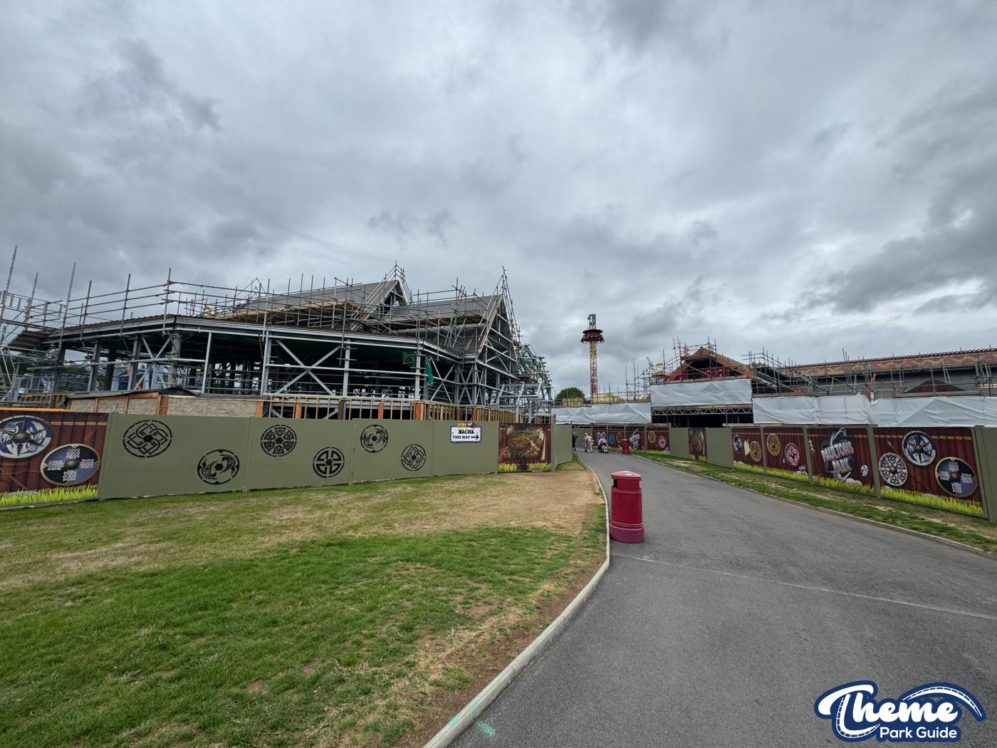 Paultons Park Transformation: Valgard Rises with Drakon Track Installed