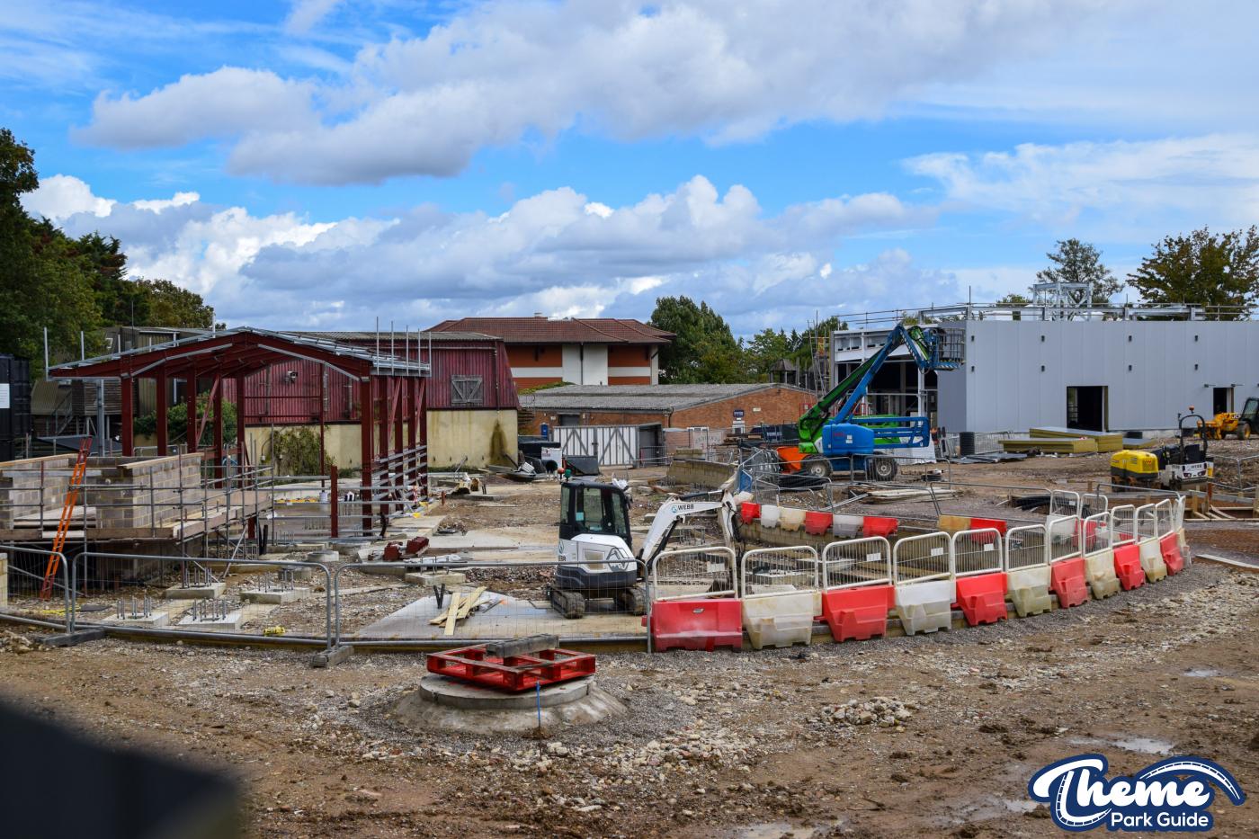 Rollercoaster Station Framework Installed at Paw Patrol Land