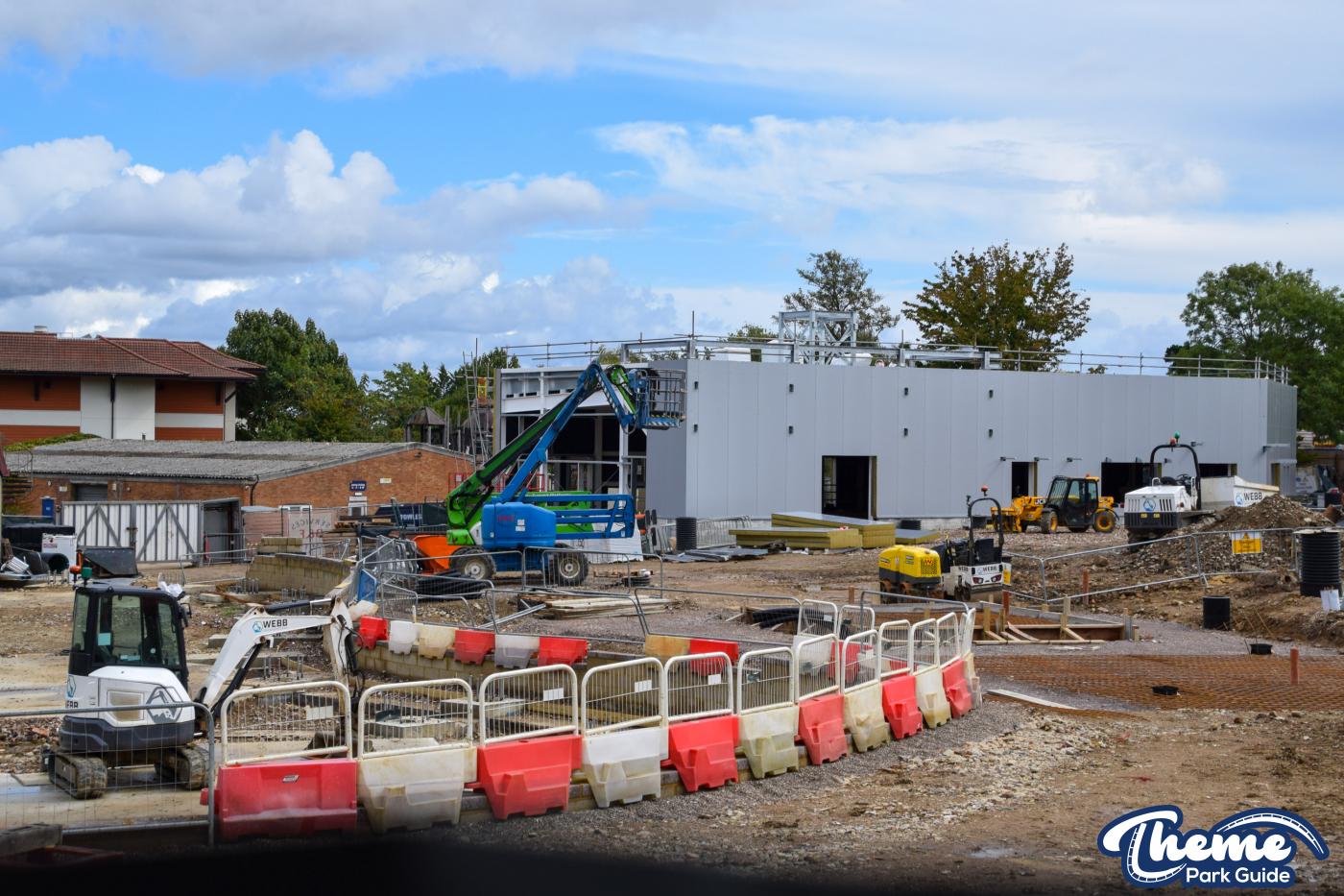 Rollercoaster Station Framework Installed at Paw Patrol Land
