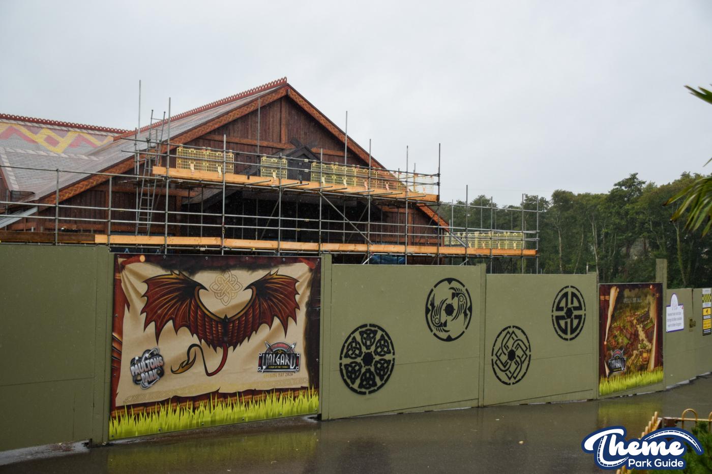 Drakon Track Delivered and Raven Repaint Underway — Valgard at Paultons Park Is Looking Epic