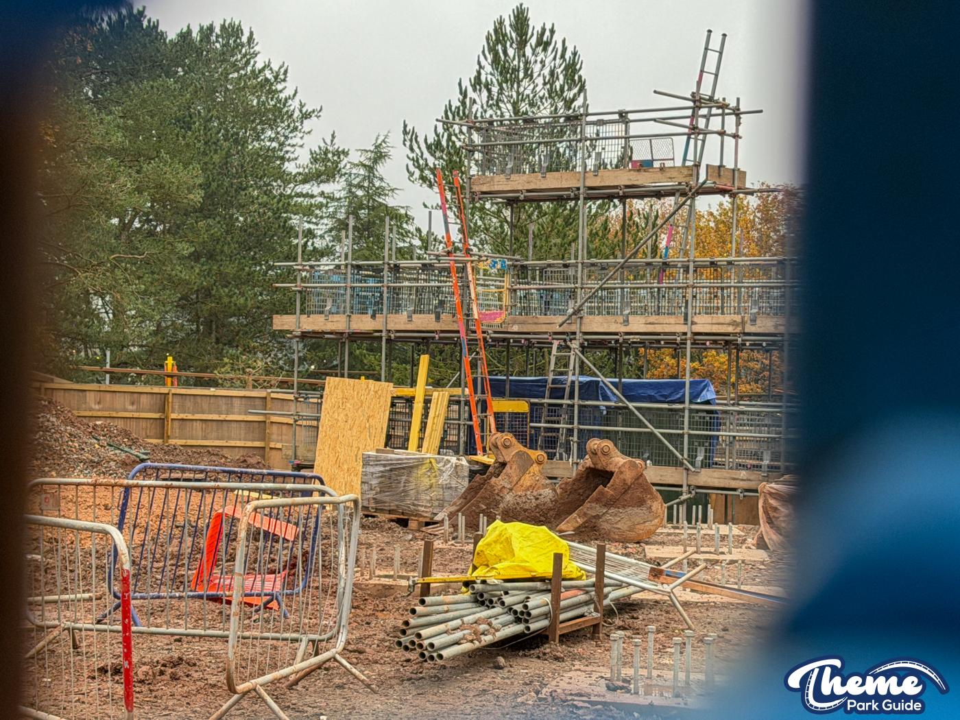 Bluey Rollercoaster Station Installed at Alton Towers