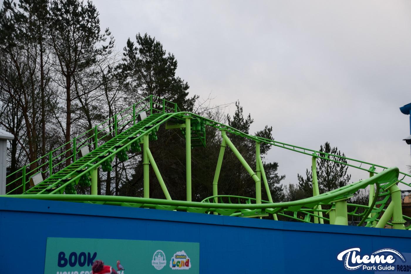 Track Complete for the Brand New Bluey Rollercoaster at Alton Towers