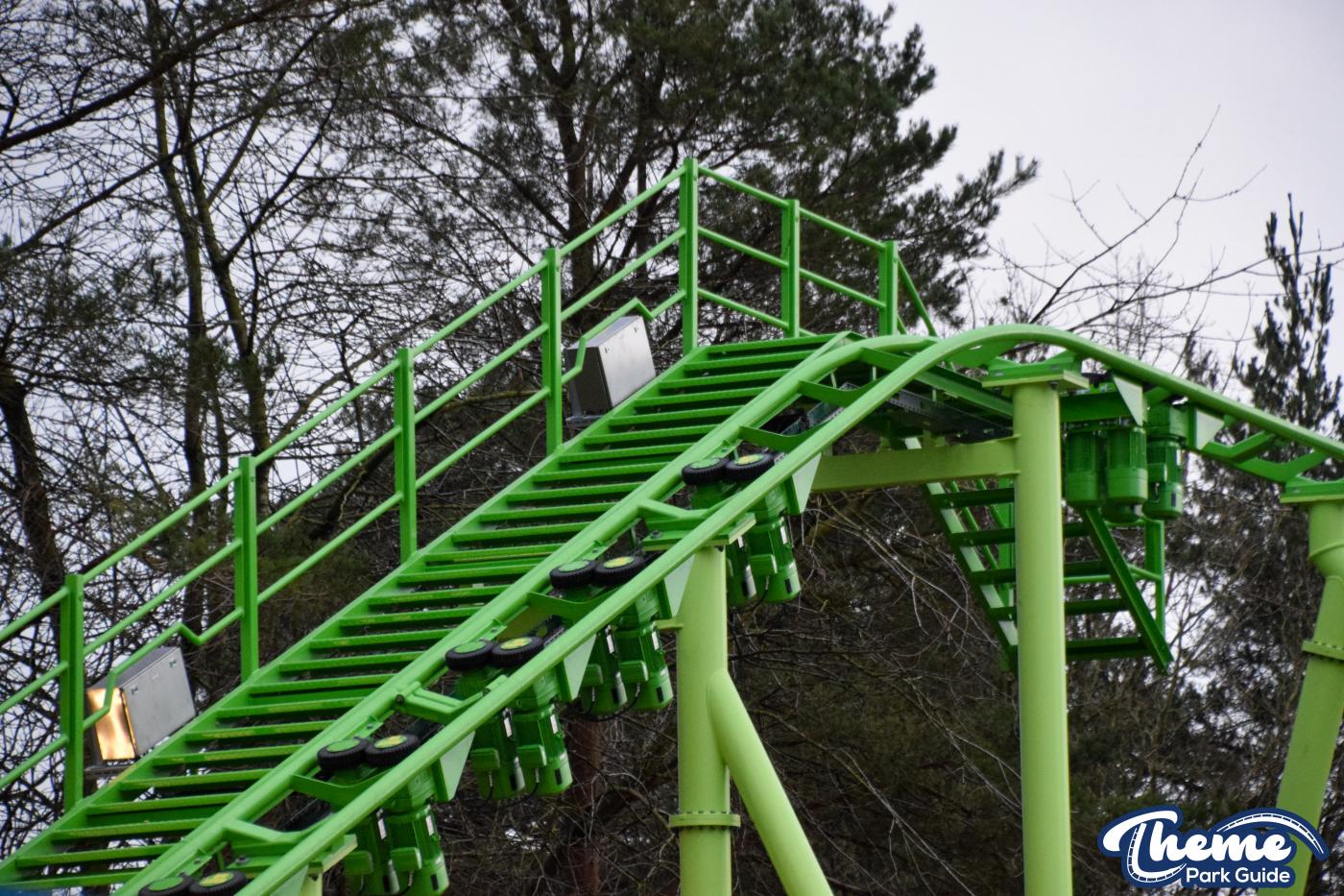 Track Complete for the Brand New Bluey Rollercoaster at Alton Towers