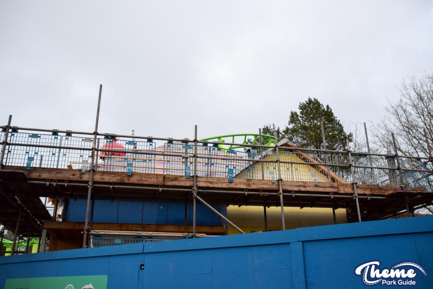 Track Complete for the Brand New Bluey Rollercoaster at Alton Towers