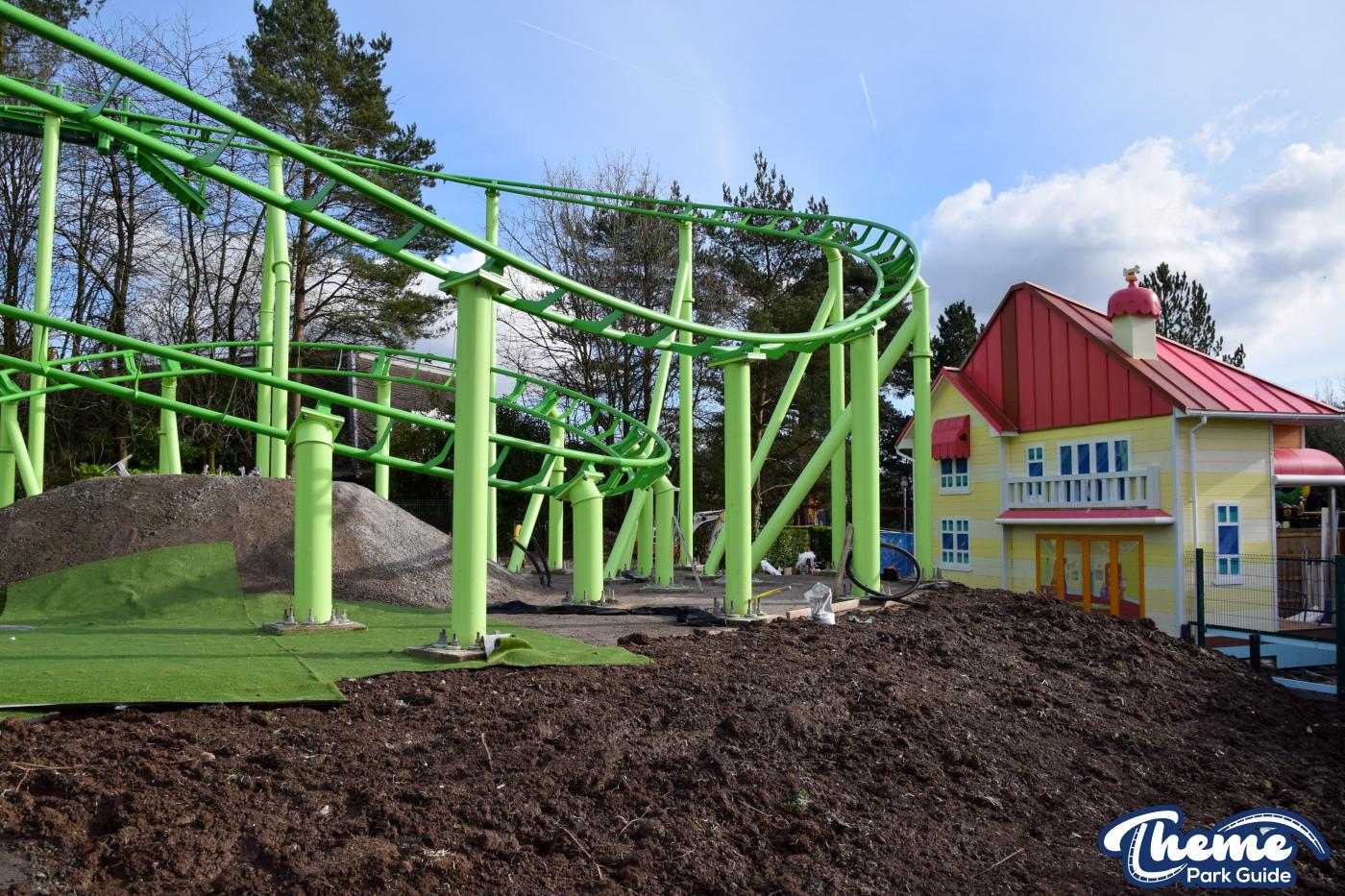 Bluey Coaster Reaches Major Milestone as Train Is Installed