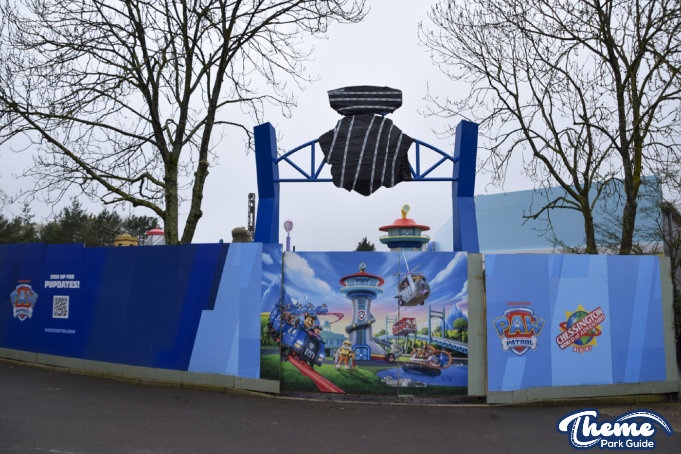 Entrance Signage Installed at Paw Patrol World at Chessington