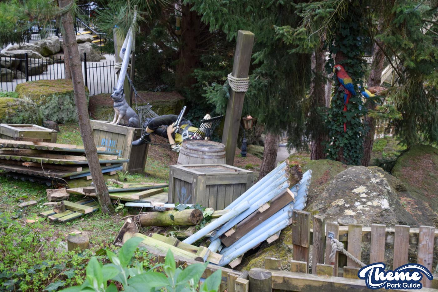 Blue Barnacle Queue Relocated at Chessington
