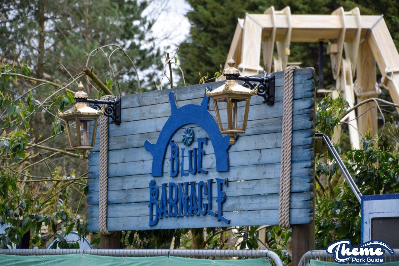 Blue Barnacle Queue Relocated at Chessington