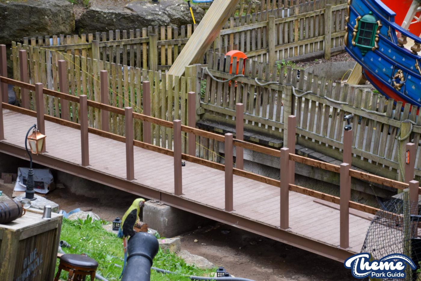 Blue Barnacle Queue Relocated at Chessington