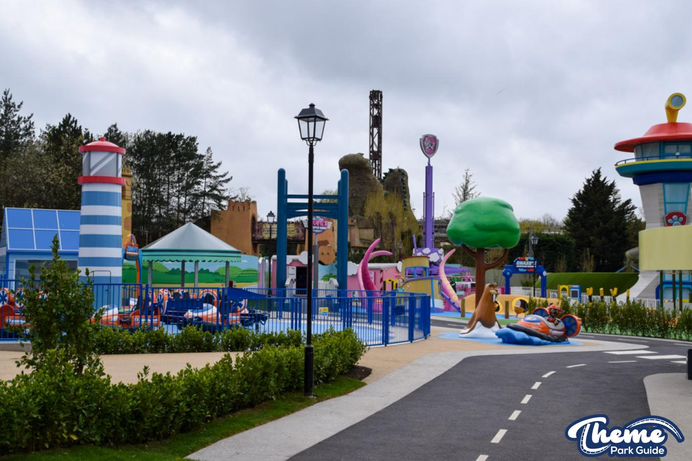 PAW Patrol World Rollercoaster and Rides Testing at Chessington