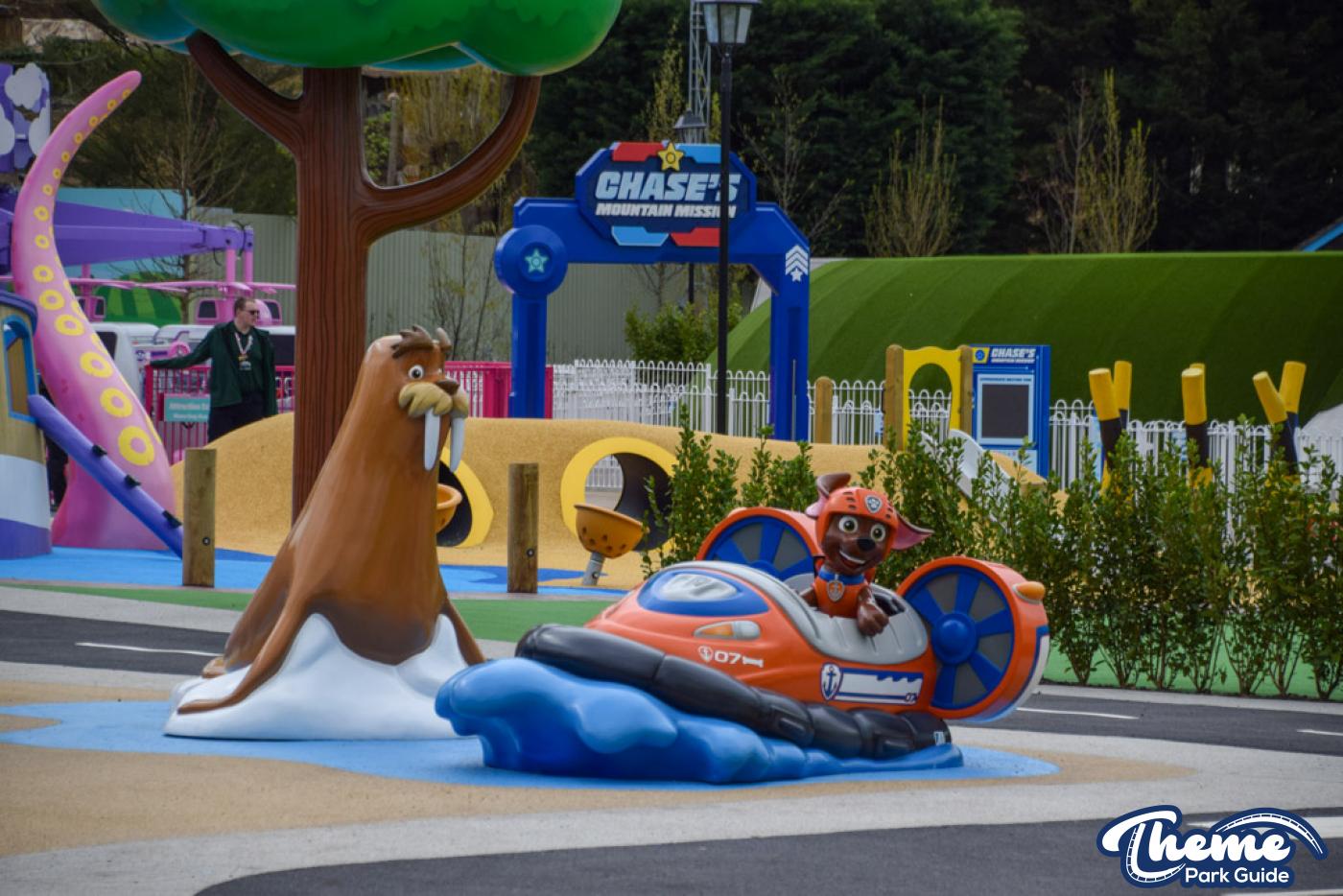PAW Patrol World Rollercoaster and Rides Testing at Chessington