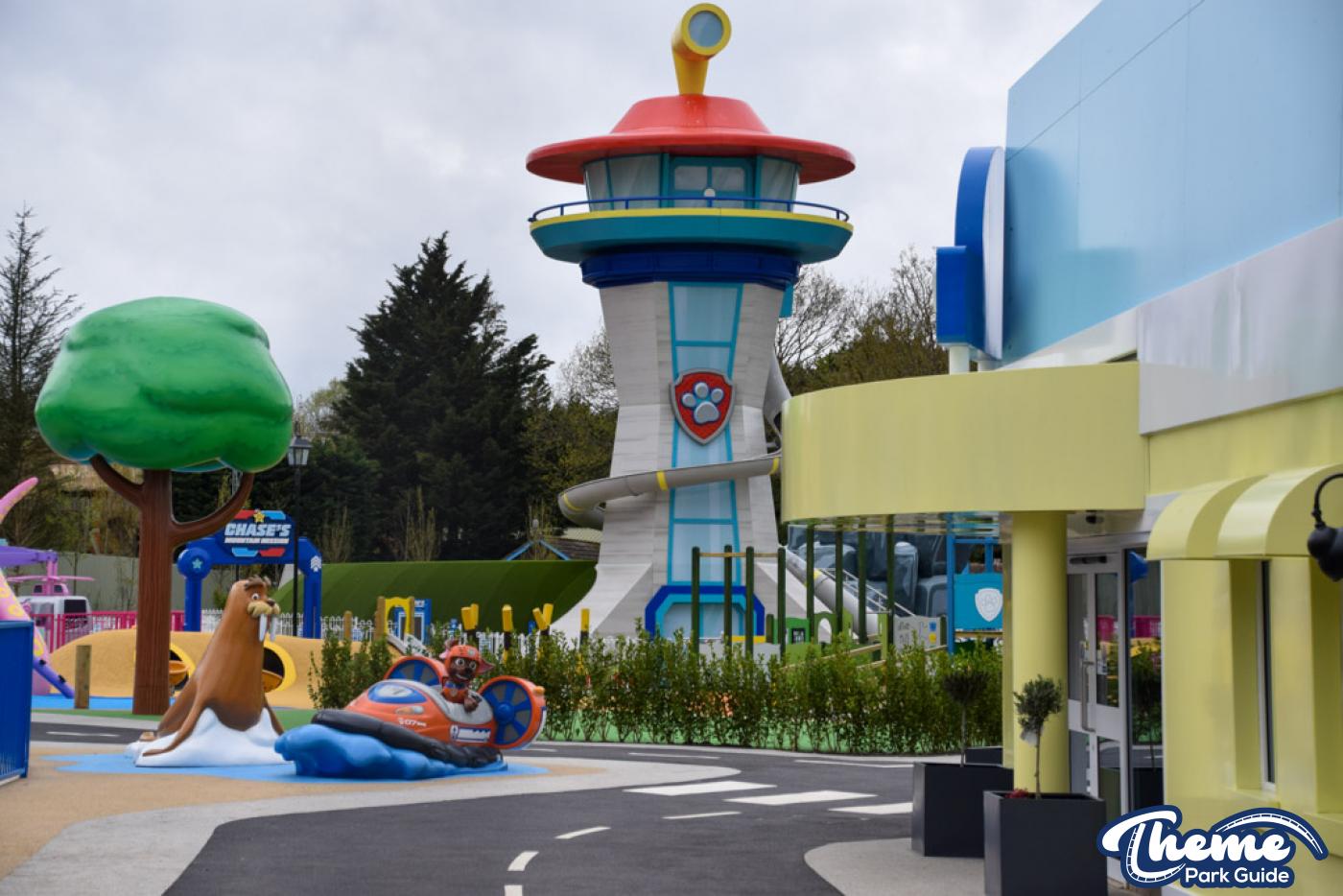 PAW Patrol World Rollercoaster and Rides Testing at Chessington