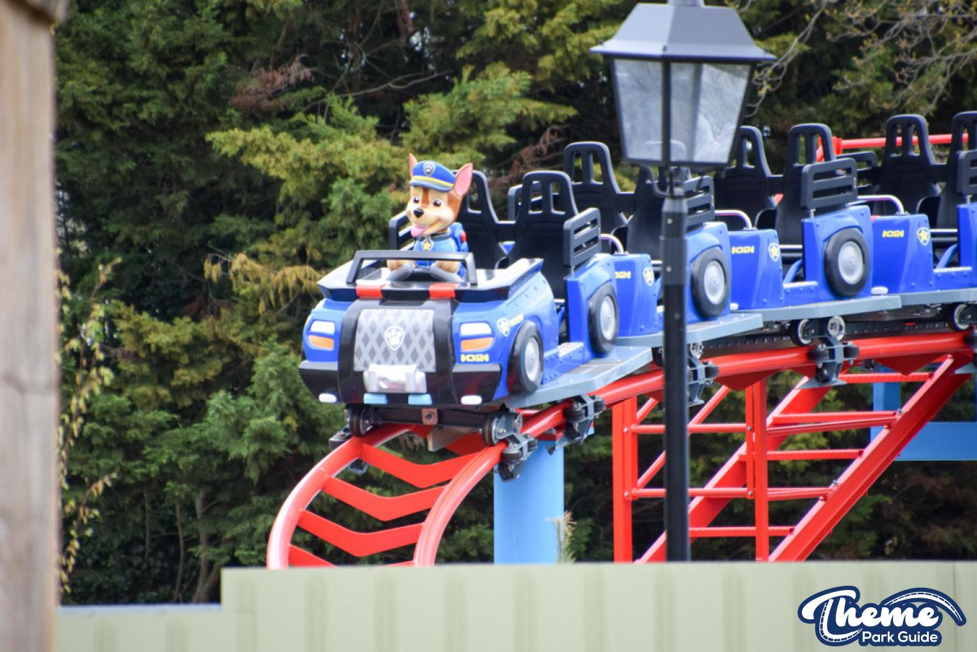 PAW Patrol World Rollercoaster and Rides Testing at Chessington