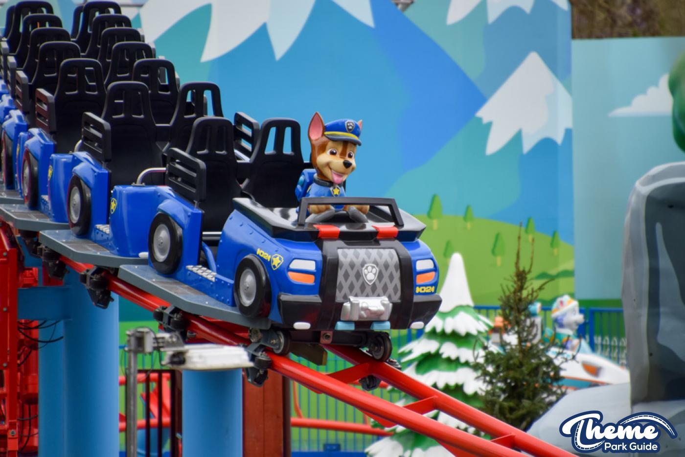 PAW Patrol World Rollercoaster and Rides Testing at Chessington