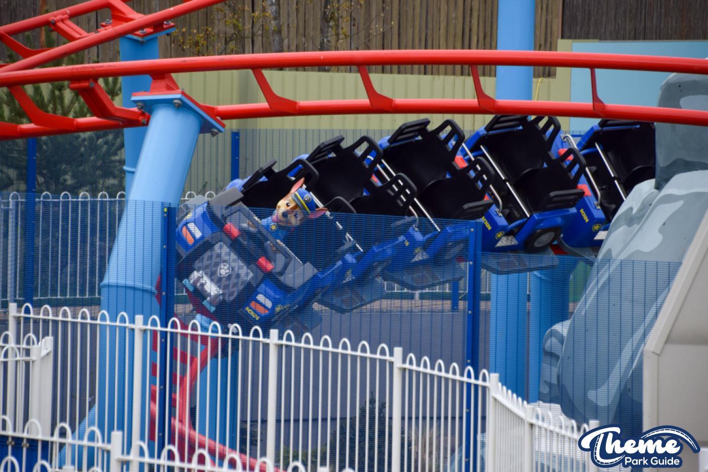 PAW Patrol World Rollercoaster and Rides Testing at Chessington