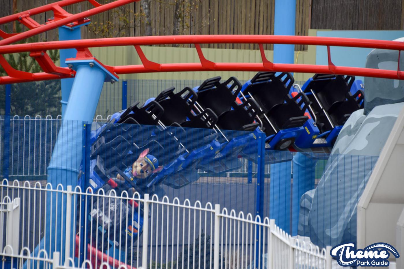 PAW Patrol World Rollercoaster and Rides Testing at Chessington