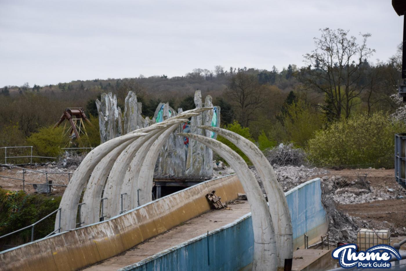 Vikings River Splash Slowly Disappears: Significant Work Sees 1/4 of Ride Removed