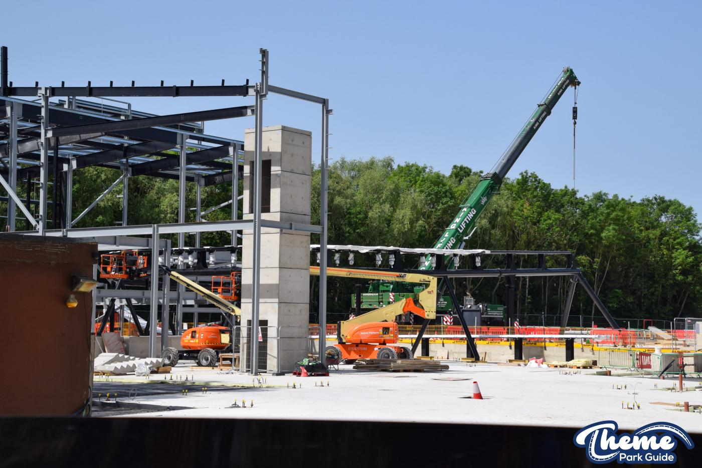 Chessington Minecraft Coaster Update Featuring New Track Delivery