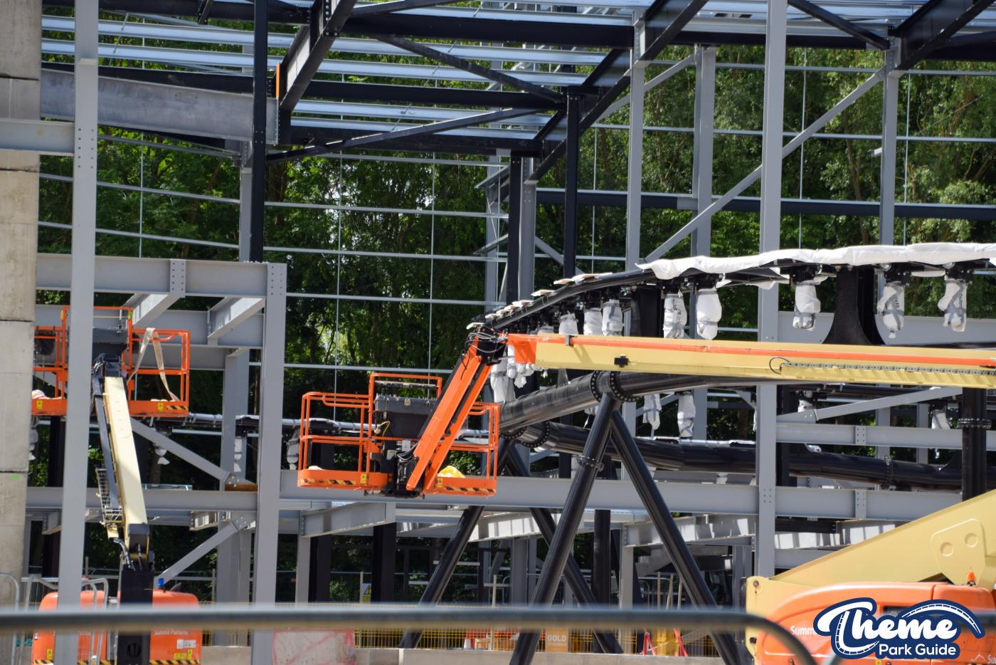 Chessington Minecraft Coaster Update Featuring New Track Delivery