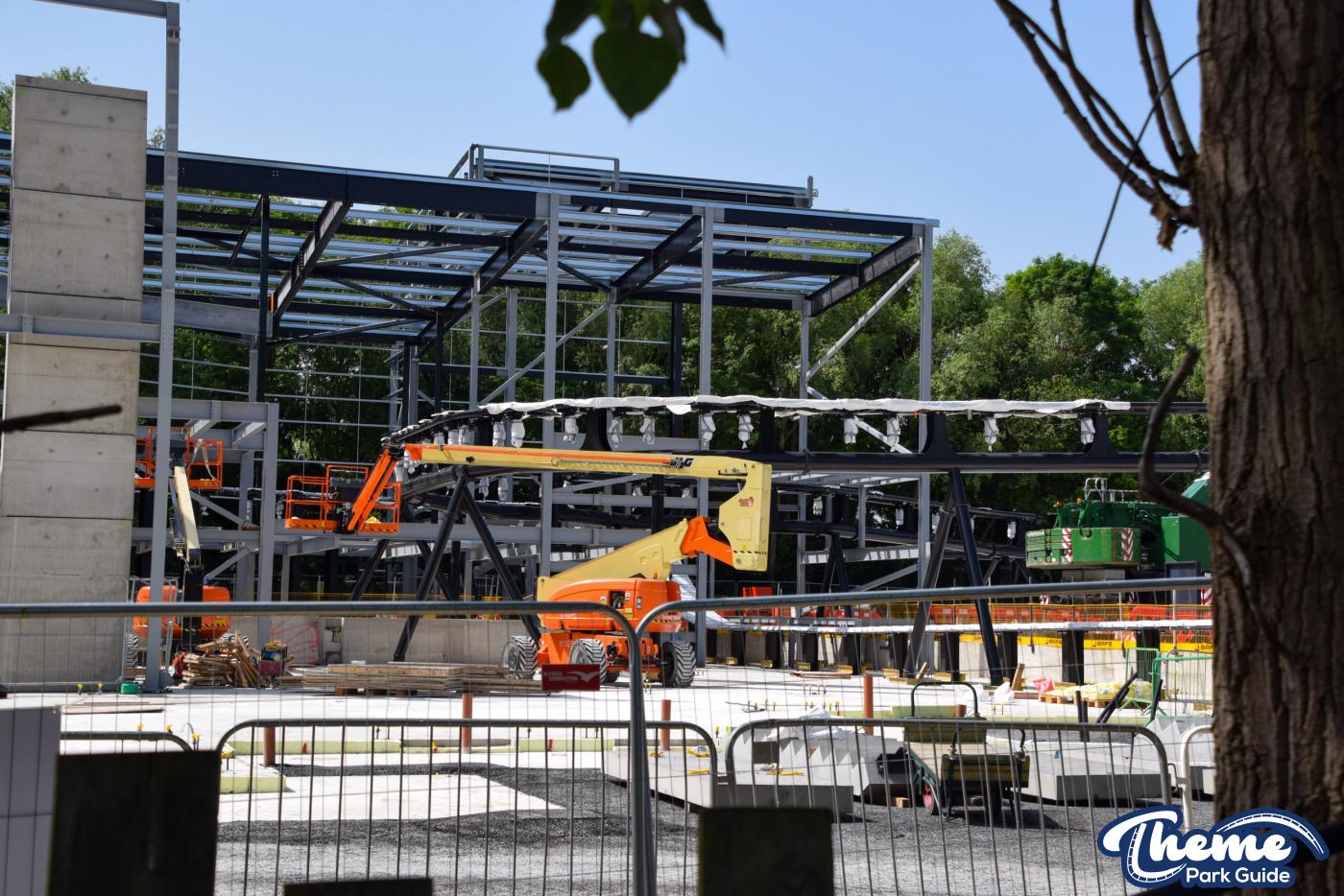 Chessington Minecraft Coaster Update Featuring New Track Delivery
