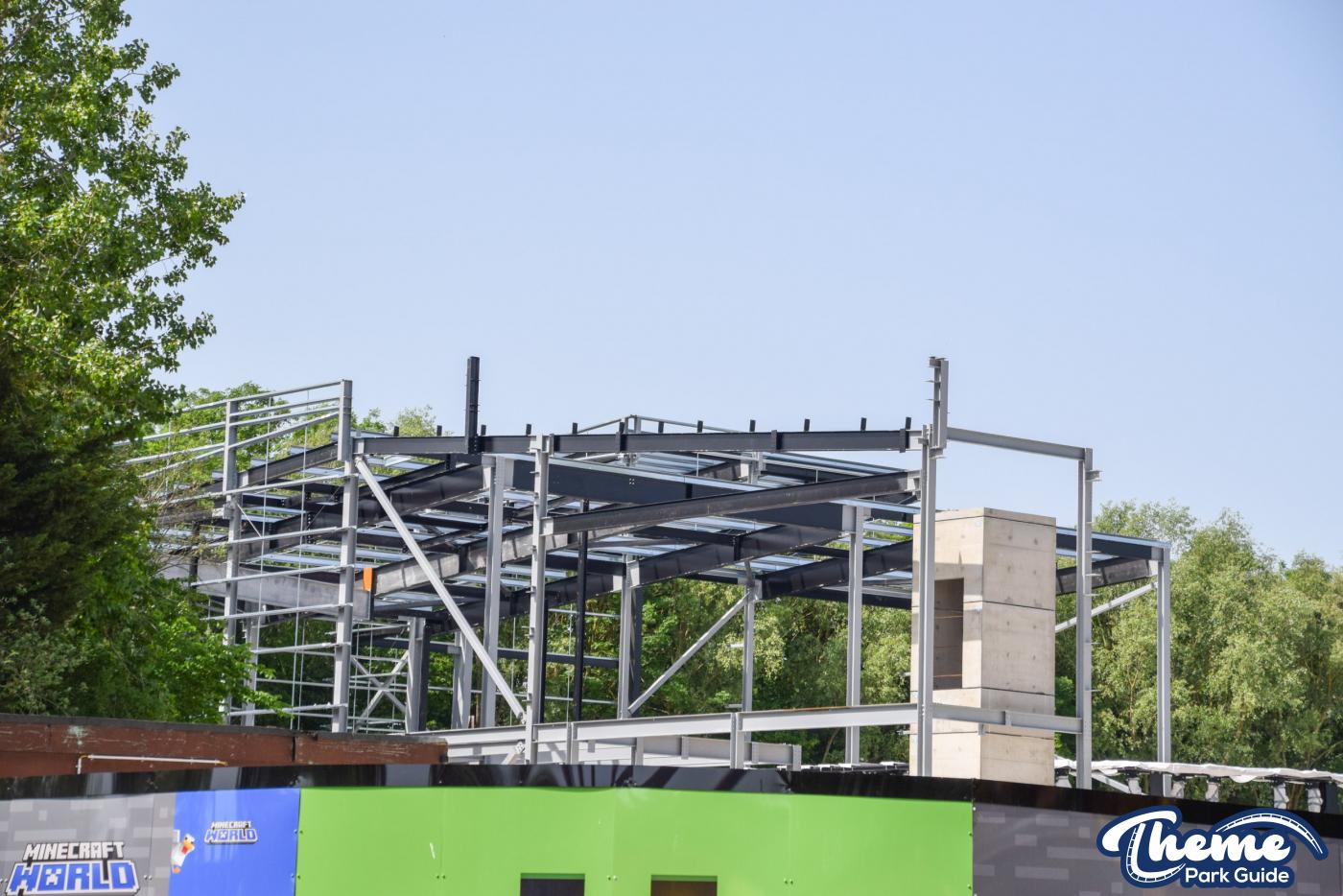 Chessington Minecraft Coaster Update Featuring New Track Delivery