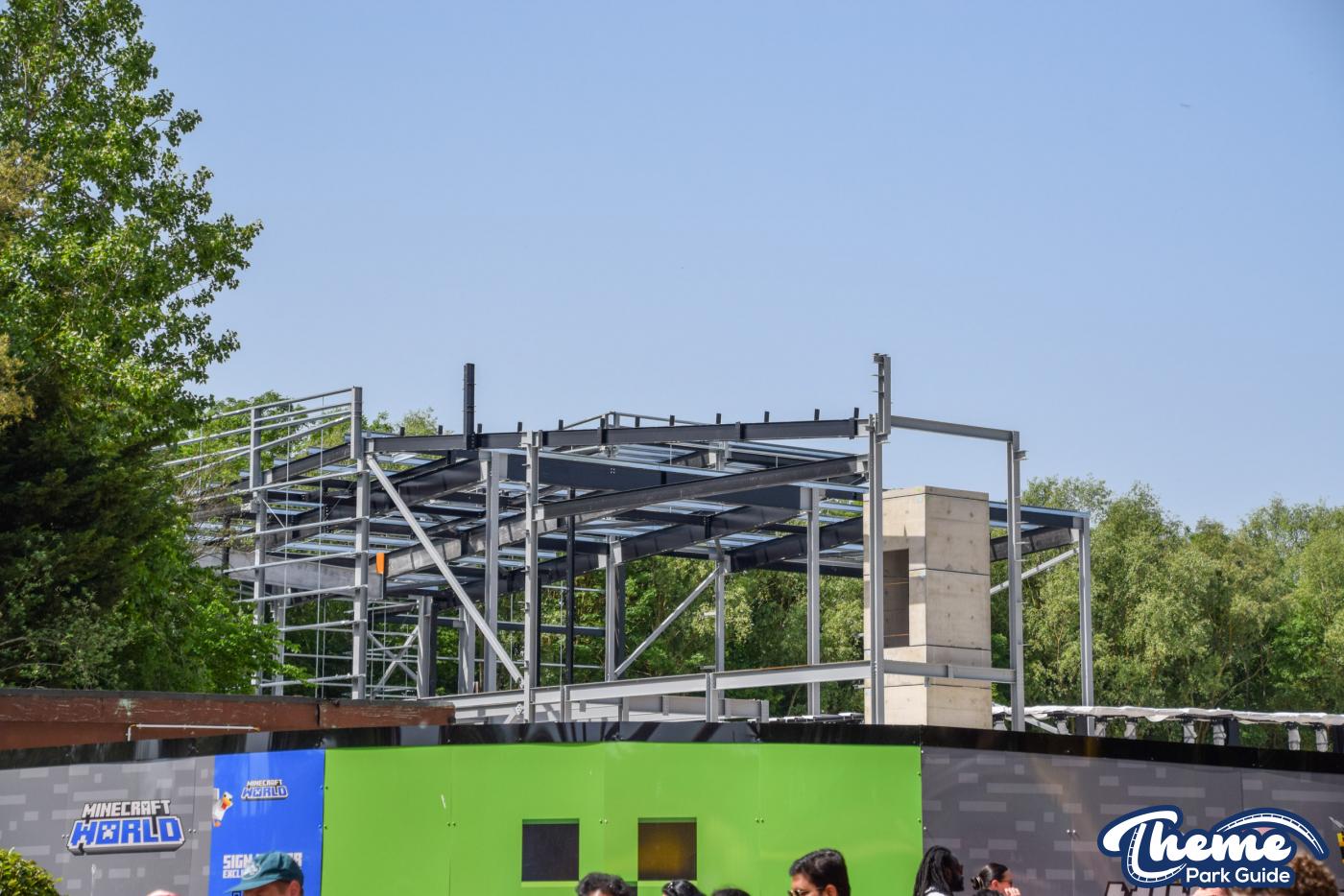Chessington Minecraft Coaster Update Featuring New Track Delivery