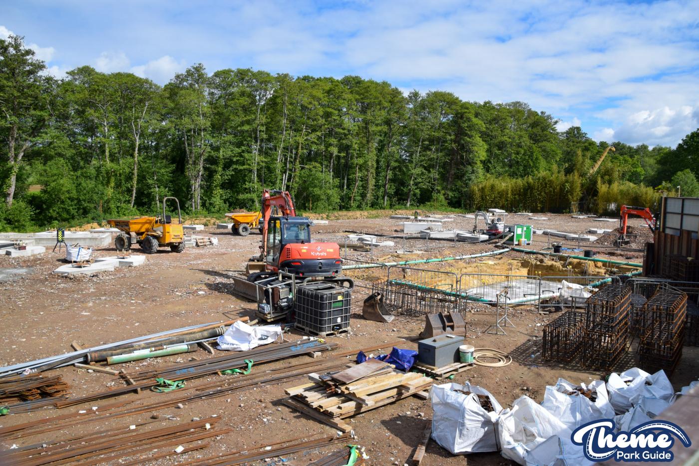 Track Arrives for Serpent's Curse as Construction Continues