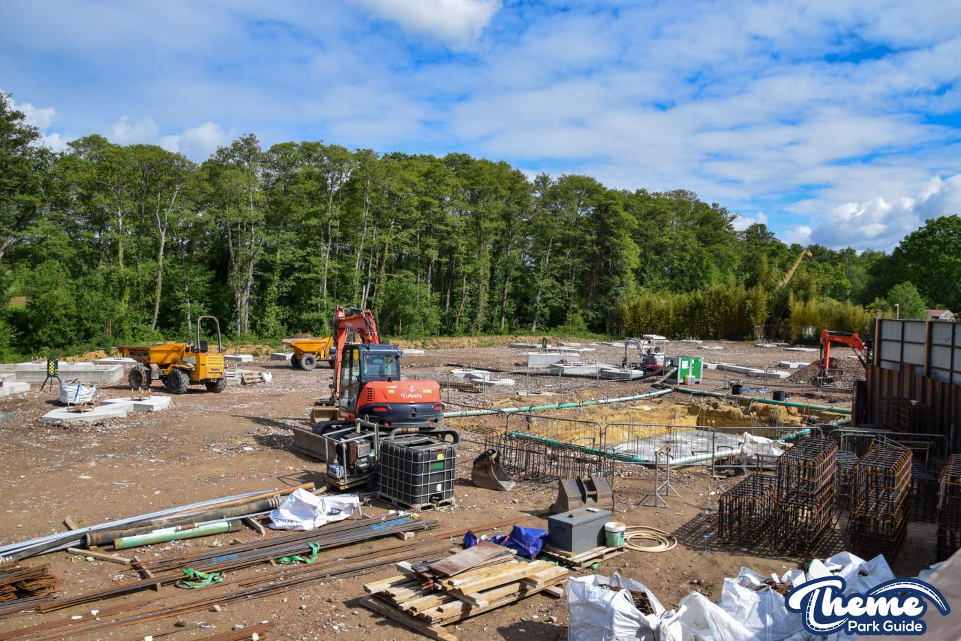 Track Arrives for Serpent's Curse as Construction Continues