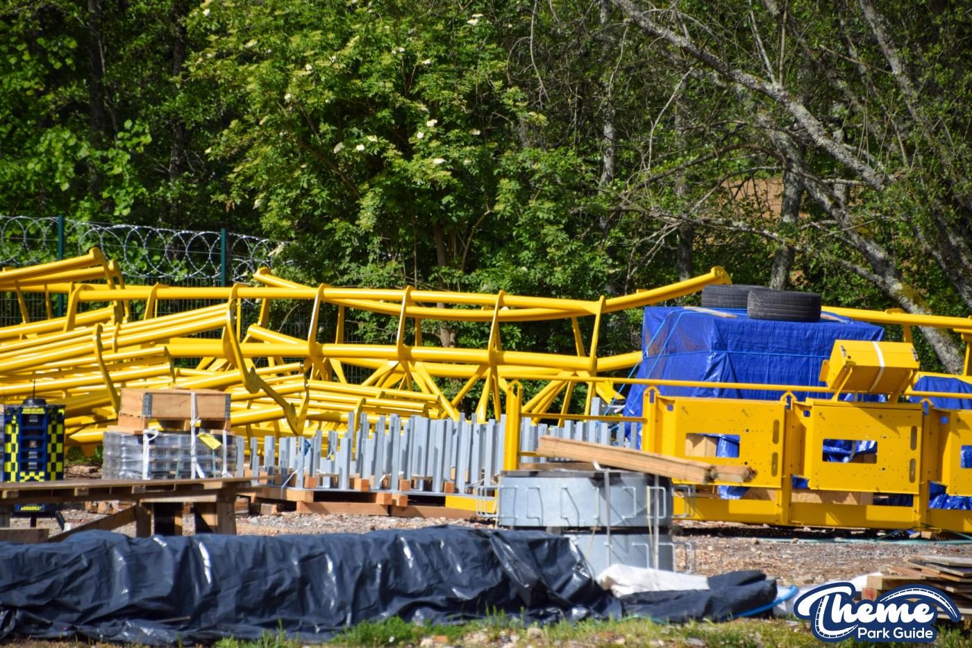 Track Arrives for Serpent's Curse as Construction Continues