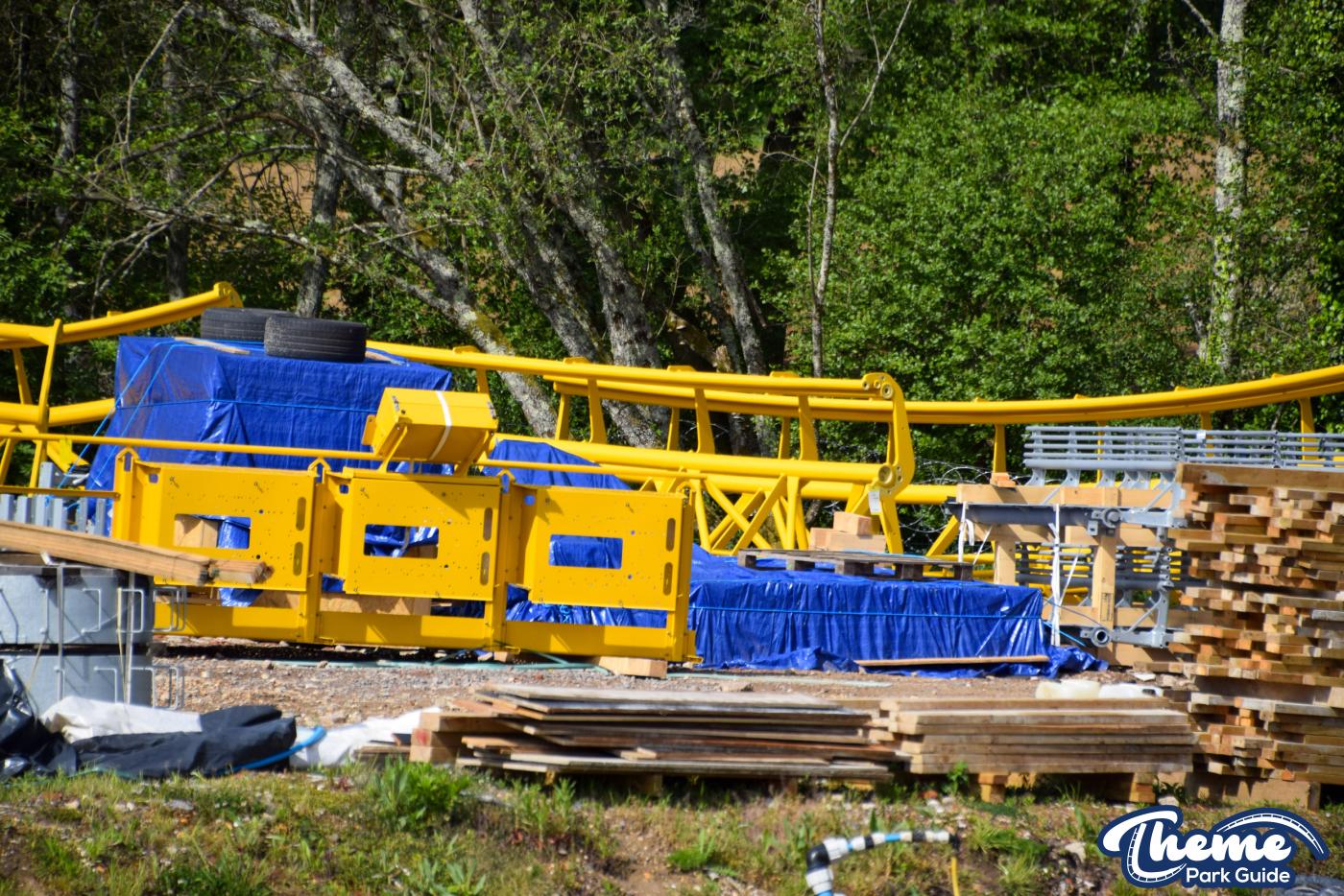 Track Arrives for Serpent's Curse as Construction Continues