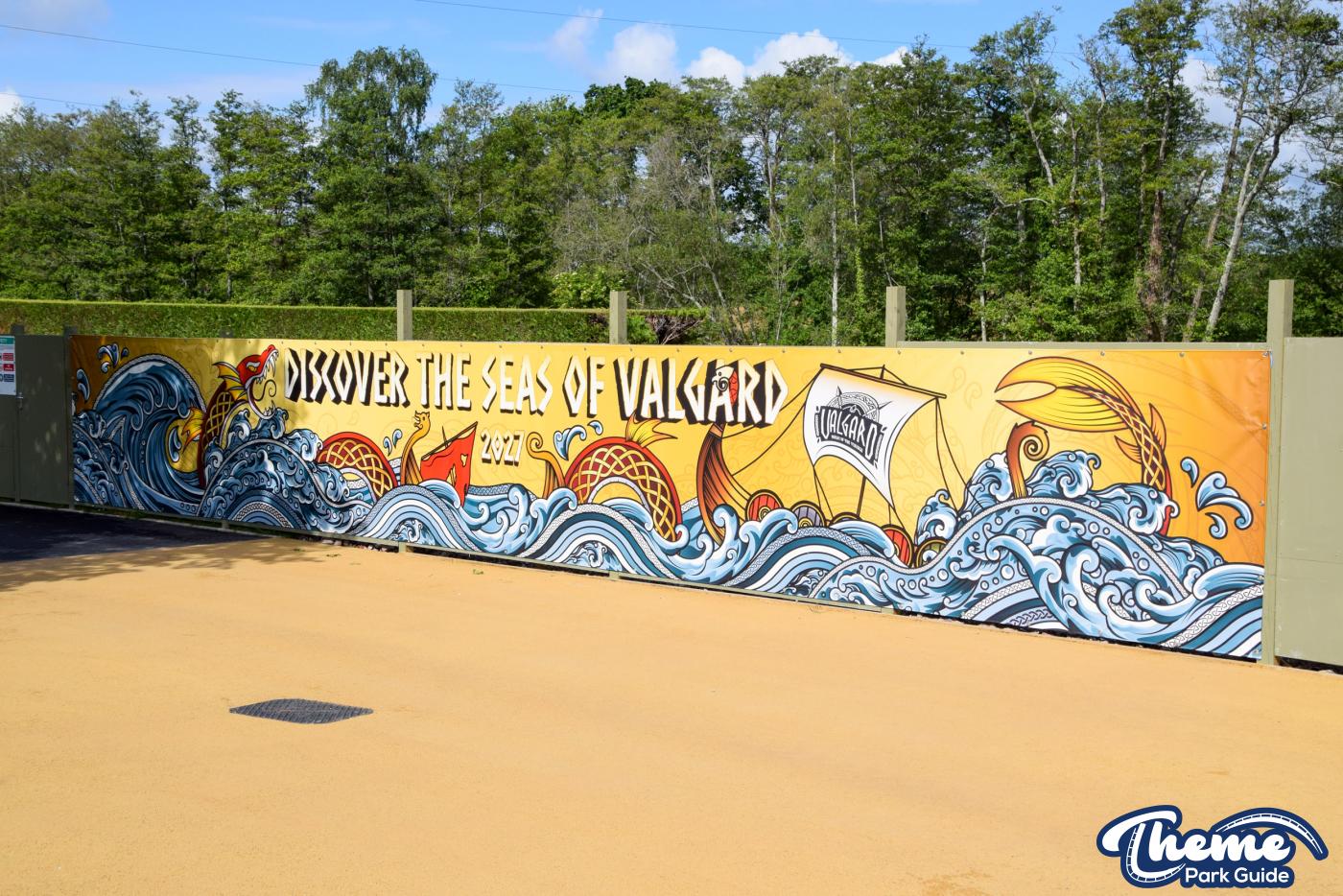 Track Arrives for Serpent's Curse as Construction Continues