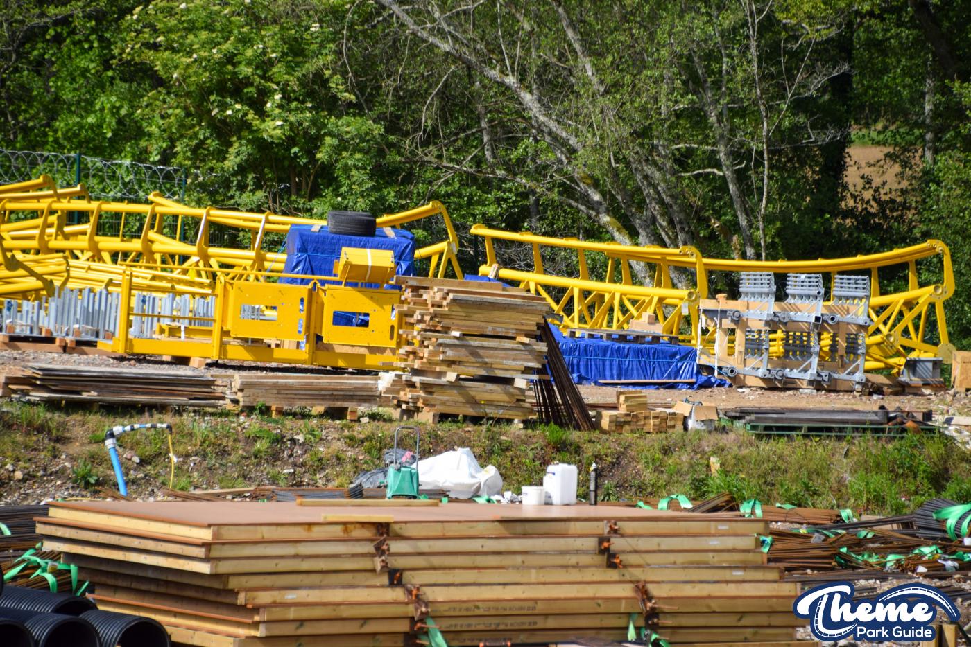 Track Arrives for Serpent's Curse as Construction Continues