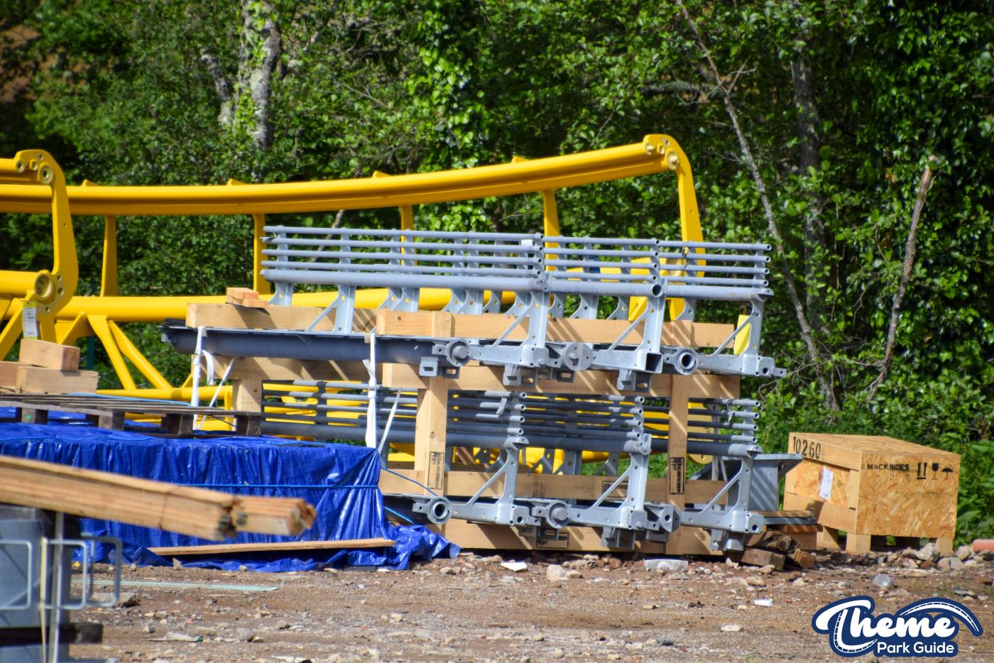 Track Arrives for Serpent's Curse as Construction Continues