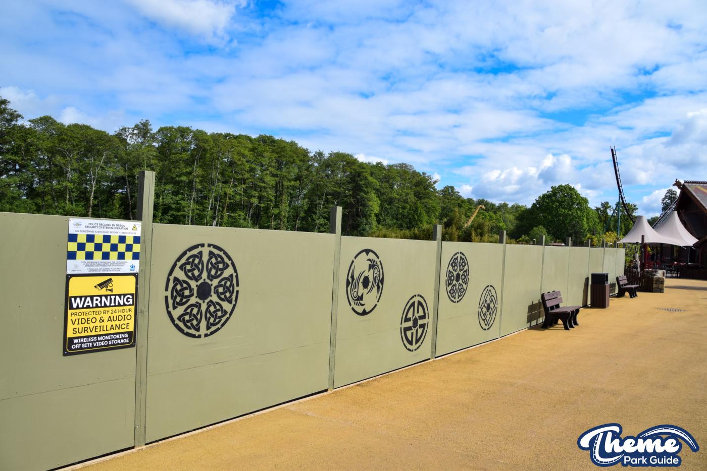 Track Arrives for Serpent's Curse as Construction Continues