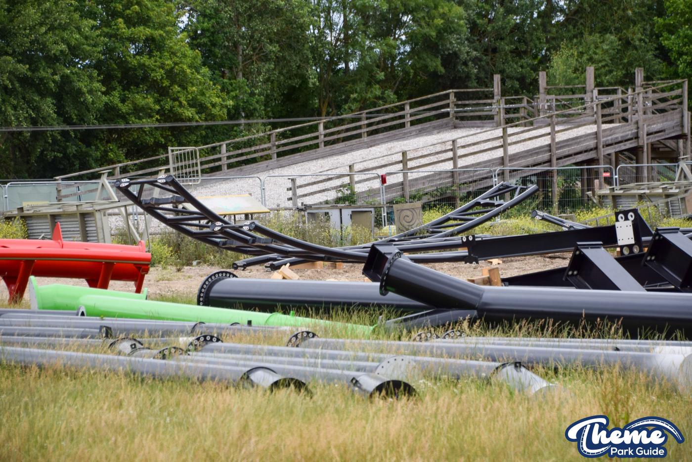 Chessington Minecraft Coaster Track Reveals Launch and Possible Spike
