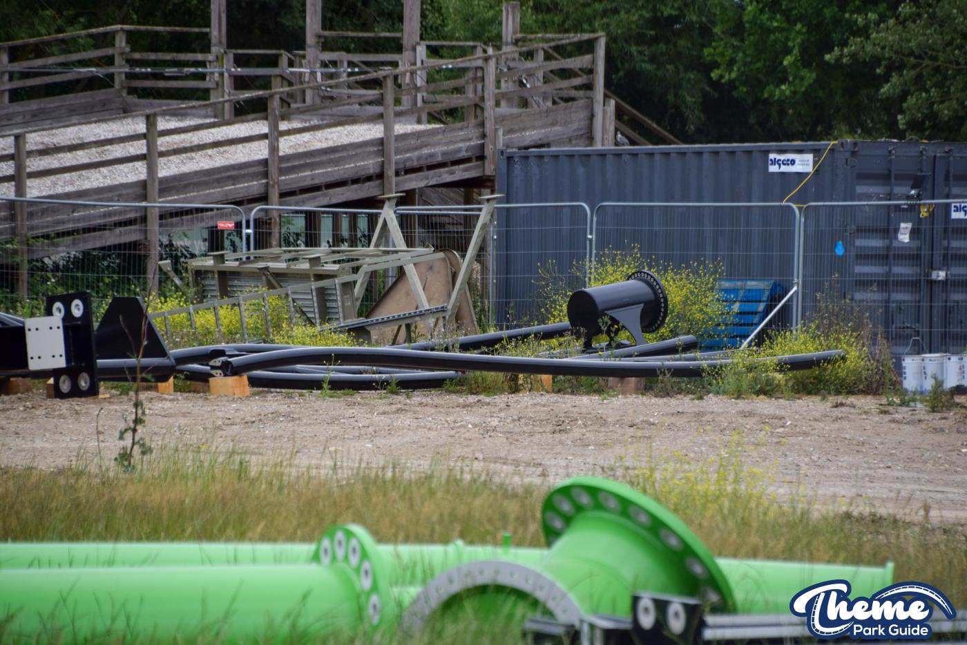 Chessington Minecraft Coaster Track Reveals Launch and Possible Spike