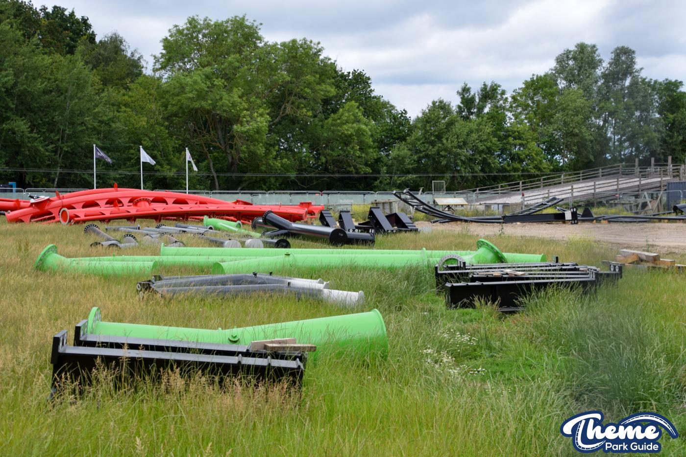 Chessington Minecraft Coaster Track Reveals Launch and Possible Spike