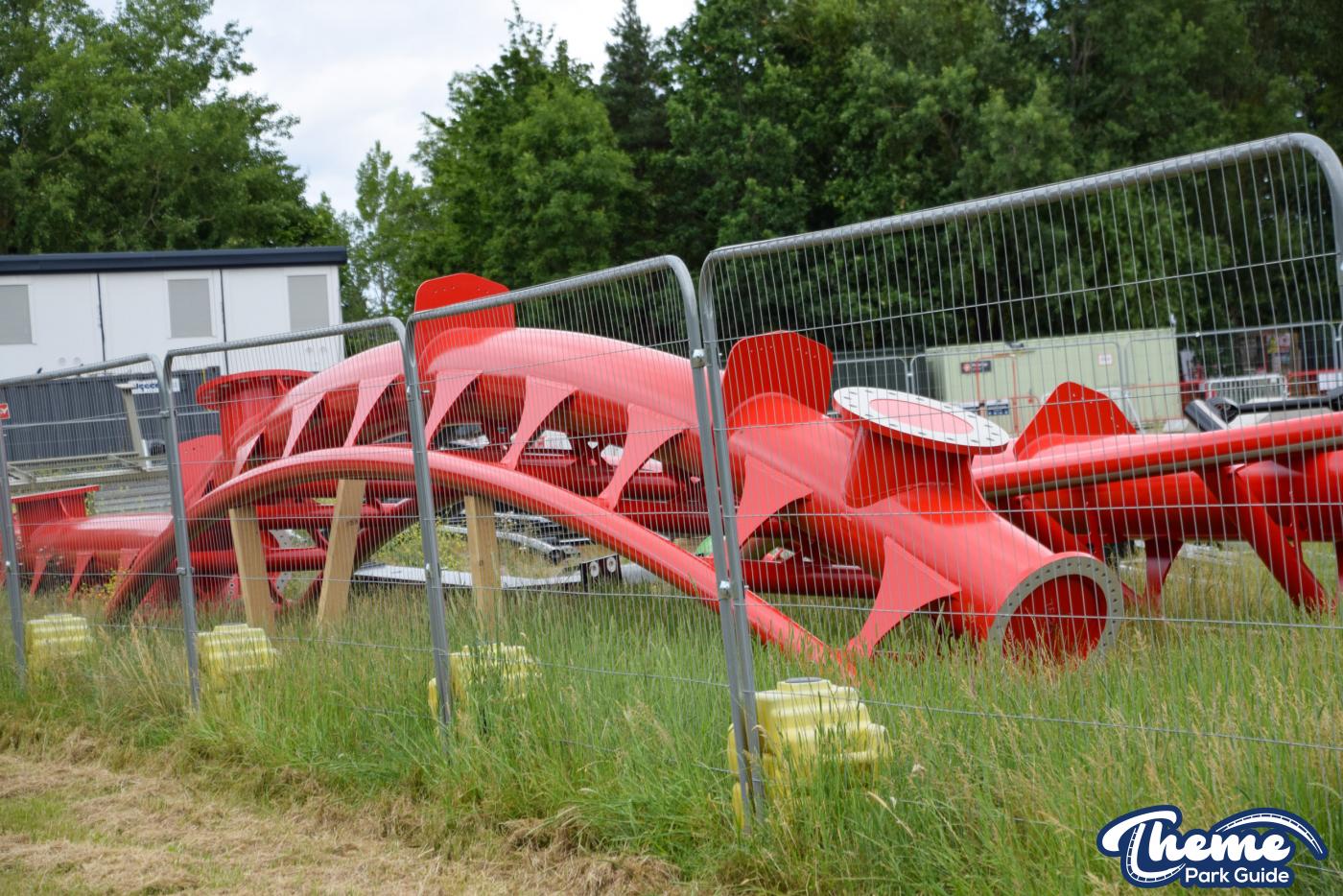 Chessington Minecraft Coaster Track Reveals Launch and Possible Spike