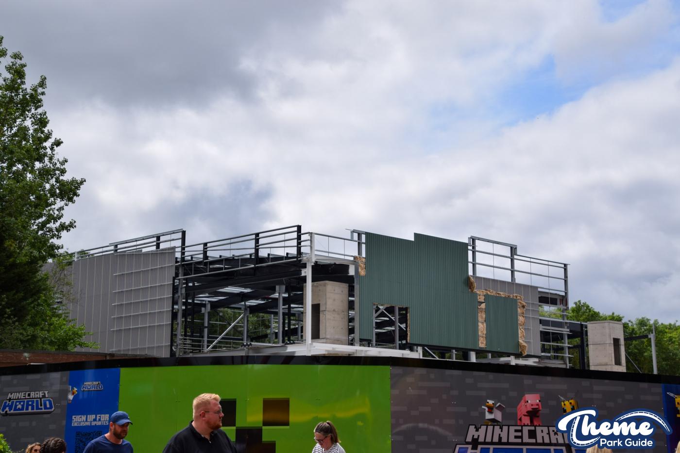 Chessington Minecraft Coaster Track Reveals Launch and Possible Spike