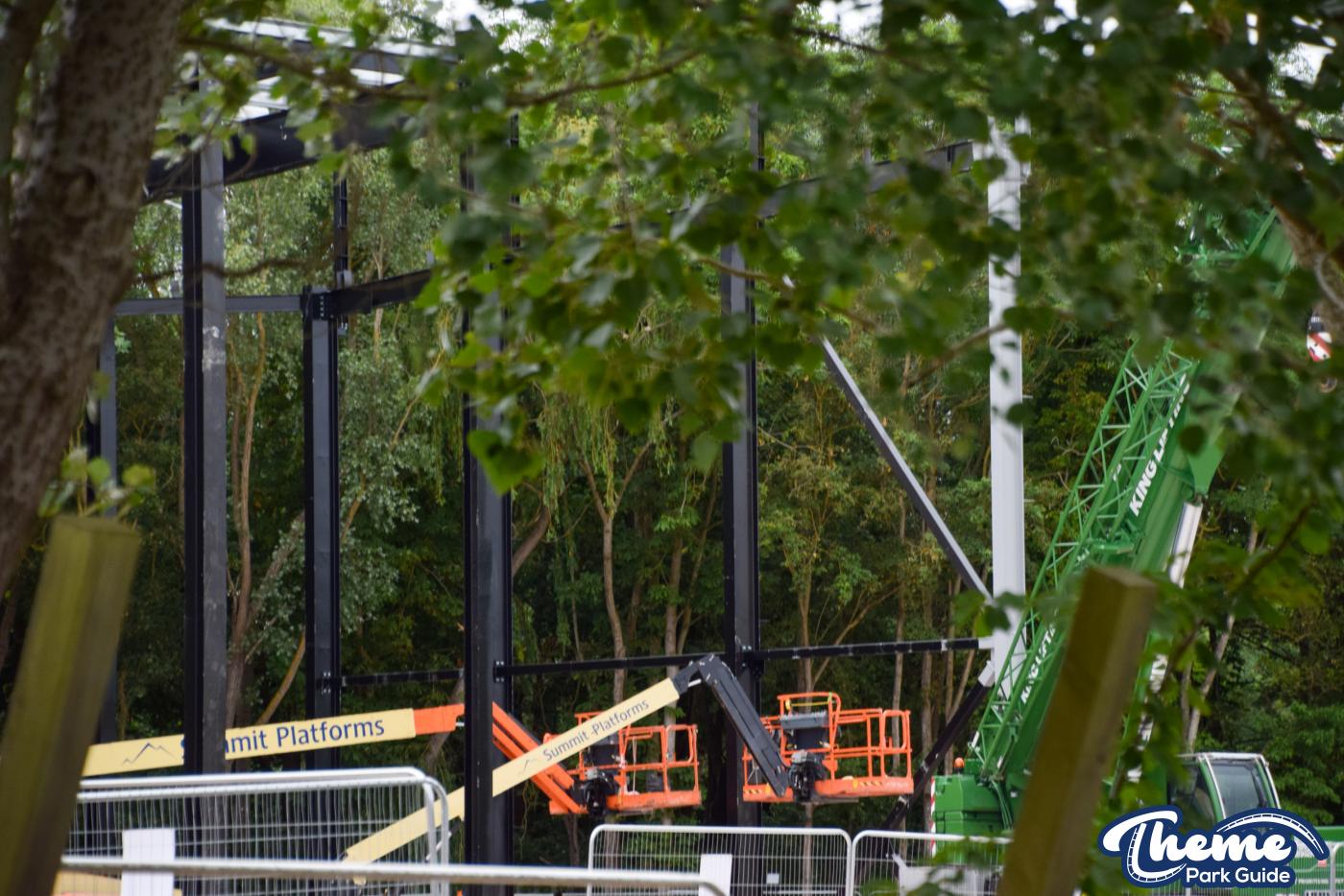 Chessington Minecraft Coaster Track Reveals Launch and Possible Spike