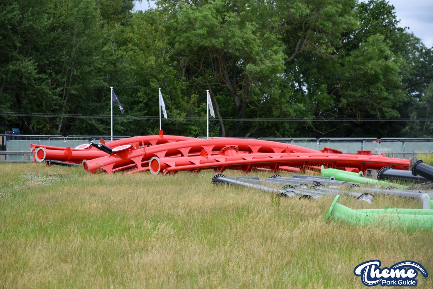 Chessington Minecraft Coaster Track Reveals Launch and Possible Spike