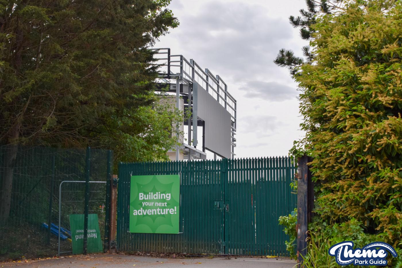 Minecraft Rollercoaster Station Begins to Be Enclosed at Chessington