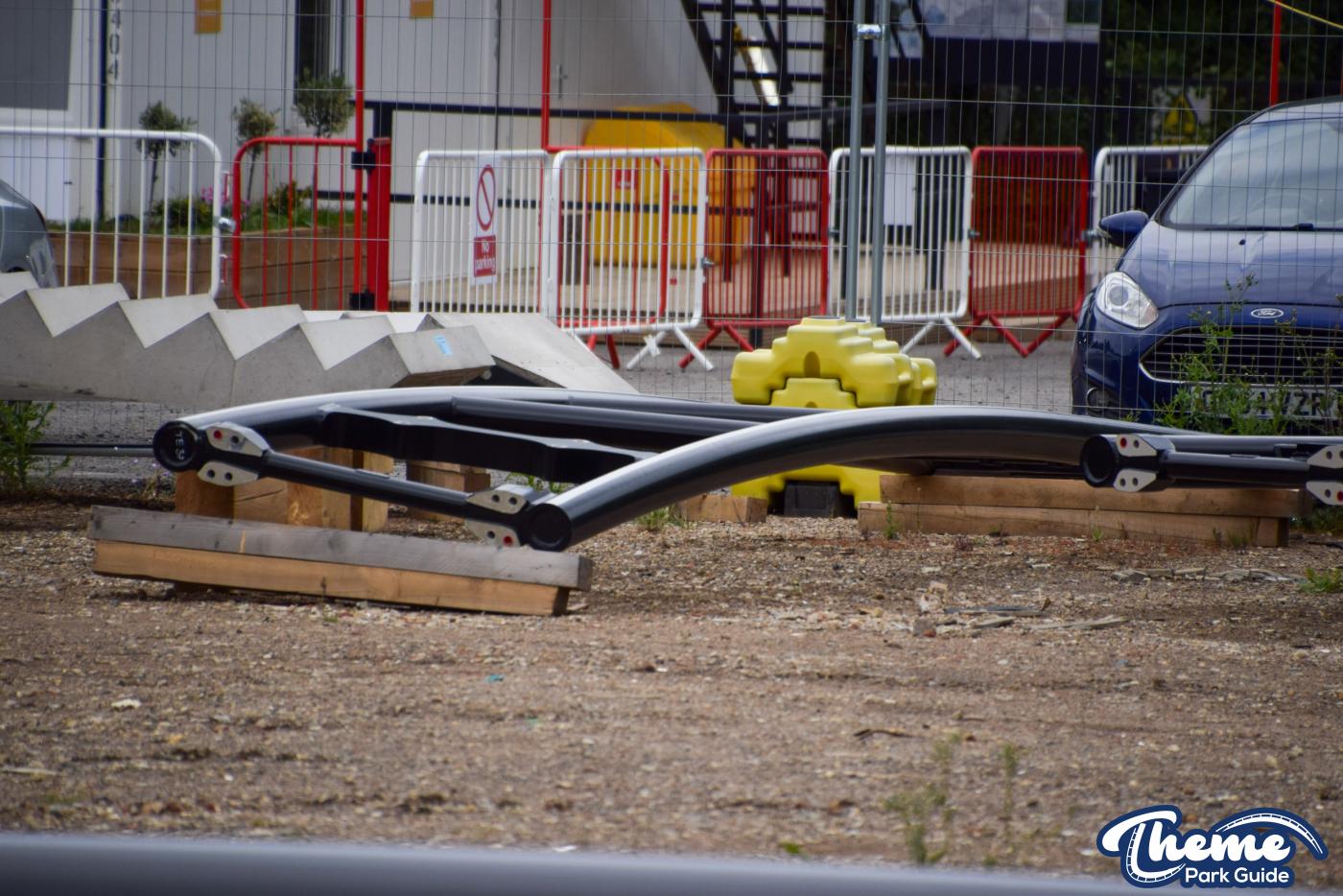Minecraft Rollercoaster Station Begins to Be Enclosed at Chessington