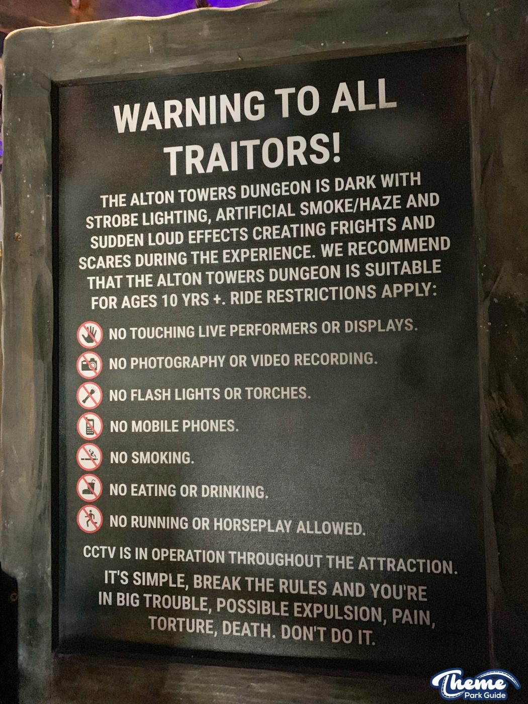 The Alton Towers Dungeon -
