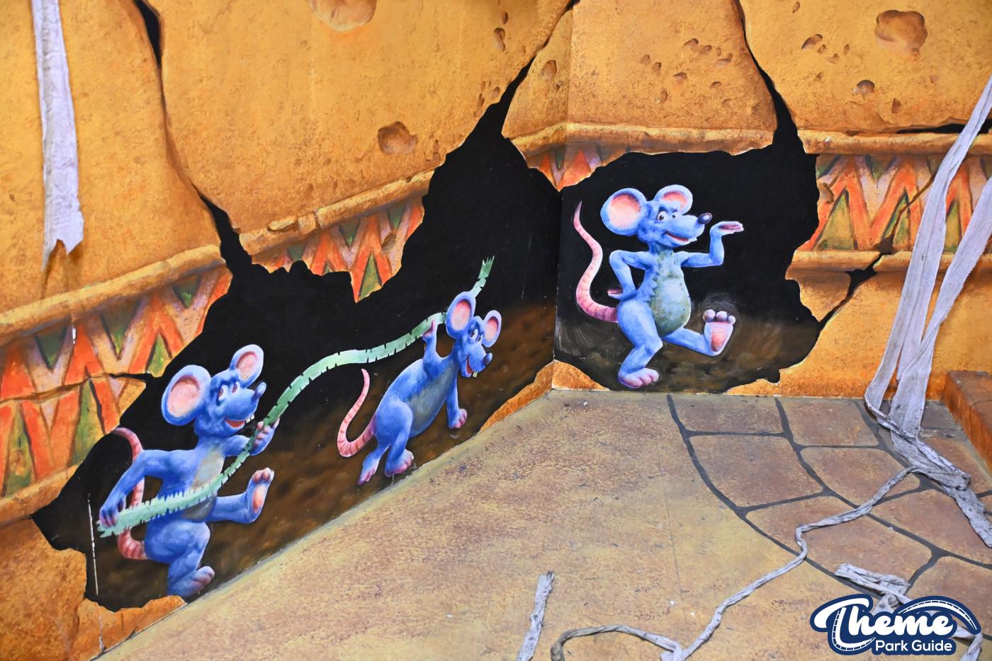 Laser Raiders Behind the Bricks -