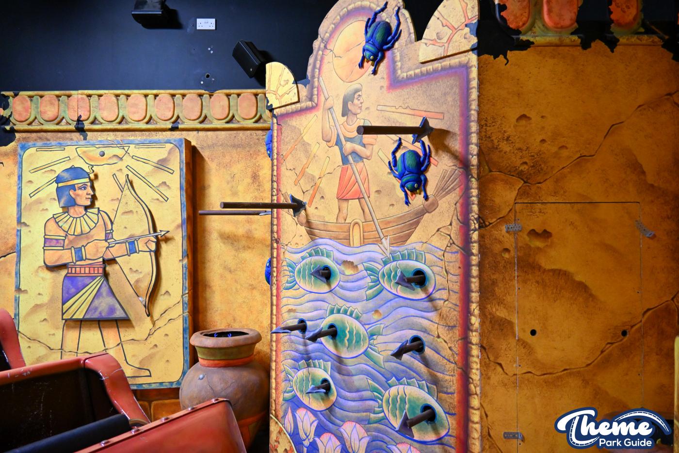Laser Raiders Behind the Bricks -