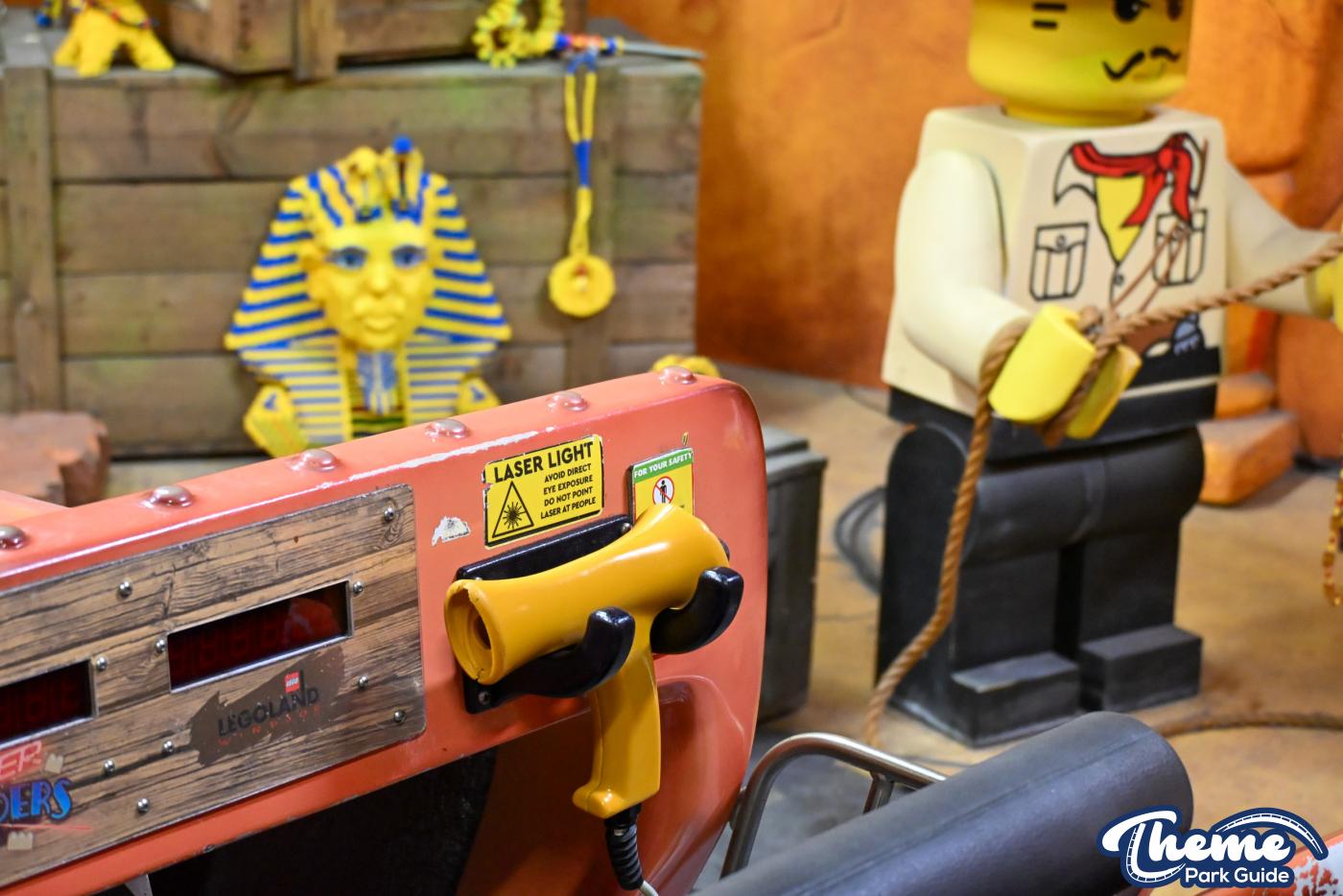 Laser Raiders Behind the Bricks -