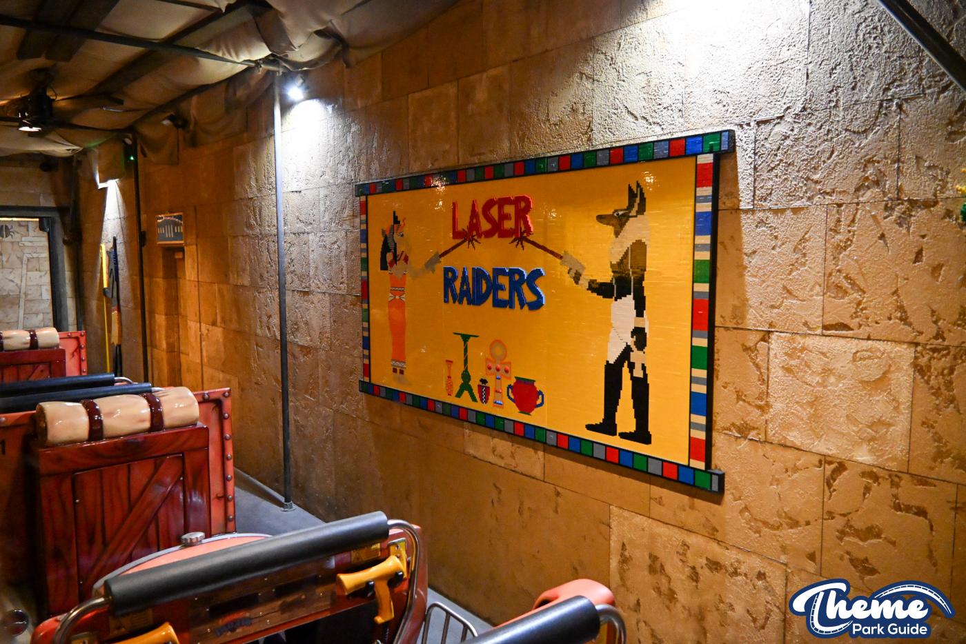 Laser Raiders Behind the Bricks -