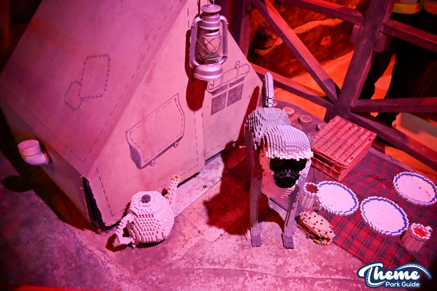 Laser Raiders Behind the Bricks -